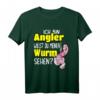 Herren Angler T-Shirt mit Wurm-Spruch - Lustiges Geschenk für Fischer, Angler & Hobbyfischer zum Männertag, Geburtstag & Sommerurlaub