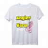 Herren Angler T-Shirt mit Wurm-Spruch - Lustiges Geschenk für Fischer, Angler & Hobbyfischer zum Männertag, Geburtstag & Sommerurlaub