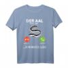 Fishing Eal Fisherman T-Shirt - Lustiges Aal Angeln Design, Perfektes Geschenk für Angler & Fischer