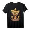 Cinco de Meow T-Shirt mit Sombrero - Niedliches Katzen-Design für Katzenliebhaber, Fiesta & Mexikanische Kultur, Perfekt als Geschenk