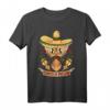 Cinco de Meow T-Shirt mit Sombrero - Niedliches Katzen-Design für Katzenliebhaber, Fiesta & Mexikanische Kultur, Perfekt als Geschenk