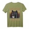 Humorvolles Katzen Kaffee T-Shirt - Für Katzenliebhaber, Baristas & Kaffeefans, Perfektes Geschenk für Katzenmama & -papa