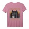 Humorvolles Katzen Kaffee T-Shirt - Für Katzenliebhaber, Baristas & Kaffeefans, Perfektes Geschenk für Katzenmama & -papa