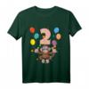Kinder 2. Geburtstag Affen T-Shirt – Perfekte Geschenkidee zum zweiten Geburtstag für Jungen und Mädchen