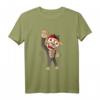 Japan Flagge - Jubelnder Affe Fan T-Shirt, ideales Souvenir für Japan-Liebhaber und Urlauber