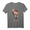 Japan Flagge - Jubelnder Affe Fan T-Shirt, ideales Souvenir für Japan-Liebhaber und Urlauber