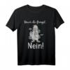 Bevor du fragst Nein Statement mit süßem Affen - Lustiges Tier T-Shirt für Introvertierte, Loner & Misanthropen als Geschenk