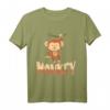 Niedliches Affen Tier Geschenk für Kinder - Perfektes T-Shirt für Tierliebhaber, Zoo-Fans und Tierpfleger zu Weihnachten & Geburtstag