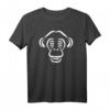 Affe T-Shirt für Primatenfans – Süßer Schimpansen Kopf oder Gesicht, klassisch geschnitten, perfekt als Geschenk für Tierliebhaber