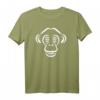 Affe T-Shirt für Primatenfans – Süßer Schimpansen Kopf oder Gesicht, klassisch geschnitten, perfekt als Geschenk für Tierliebhaber