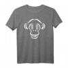 Affe T-Shirt für Primatenfans – Süßer Schimpansen Kopf oder Gesicht, klassisch geschnitten, perfekt als Geschenk für Tierliebhaber