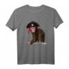 Lustiges Baby Äffchen T-Shirt mit Piratenmotiv – Geschenkidee für Piraten, Affenfreunde & Abenteurer zum Geburtstag & Weihnachten