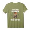 Ich hasse Menschen - Tier sind OK Affe T-Shirt für Einzelgänger, Humorliebhaber & Tierfans
