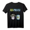 Cooles Hip Hop Affen T-Shirt mit Schimpanse & Gin Limetten Motiv – Perfekt für Festivals, Feiern und Affenliebhaber