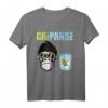 Cooles Hip Hop Affen T-Shirt mit Schimpanse & Gin Limetten Motiv – Perfekt für Festivals, Feiern und Affenliebhaber