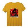 Cooler Affe mit Mütze Glück Glücklich Rot T-Shirt – Retro Design mit Spray Flecken, perfekte Geschenkidee für Freunde und Familie