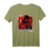 Cooler Affe mit Mütze Glück Glücklich Rot T-Shirt – Retro Design mit Spray Flecken, perfekte Geschenkidee für Freunde und Familie
