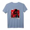 Cooler Affe mit Mütze Glück Glücklich Rot T-Shirt – Retro Design mit Spray Flecken, perfekte Geschenkidee für Freunde und Familie