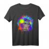 Splash Art Affe Geschenk Tier Affen Liebhaber T-Shirt – Lustiges buntes Affen Design für Geburtstag & Weihnachten