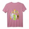 Kinder Zootiere 1 Jahr Ich Bin 1 Elefant Affe - Süßes Geburtstags T-Shirt für den ersten Geburtstag, Tiermotto & Dschungel Party Outfit
