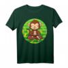 Yoga Kleidung Om Meditieren Zoo Yoga Affen T-Shirt – Lustiges Tier- und Dschungel-Motiv für Yoga-Fans und Meditation Liebhaber