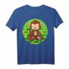 Yoga Kleidung Om Meditieren Zoo Yoga Affen T-Shirt – Lustiges Tier- und Dschungel-Motiv für Yoga-Fans und Meditation Liebhaber
