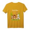 Kinder 1. Geburtstag Mädchen Dschungel T-Shirt mit Affe, Zebra, Löwe & Giraffe – Lustiges Geburtstagsgeschenk für Jungen und Mädchen