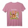 Kinder 1. Geburtstag Mädchen Dschungel T-Shirt mit Affe, Zebra, Löwe & Giraffe – Lustiges Geburtstagsgeschenk für Jungen und Mädchen