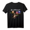Be Different! Damen und Herren Lustiges Affen T-Shirt mit Spruch – Für Tierliebhaber, Individualisten & Freunde