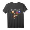 Be Different! Damen und Herren Lustiges Affen T-Shirt mit Spruch – Für Tierliebhaber, Individualisten & Freunde