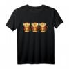 Drei Affen T-Shirt - See, Hear, Speak No Evil Design, Humorvolles Tiermotiv Shirt als Geschenk oder Alltagslook
