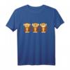 Drei Affen T-Shirt - See, Hear, Speak No Evil Design, Humorvolles Tiermotiv Shirt als Geschenk oder Alltagslook