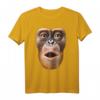Lustiges Affen T-Shirt zum HapFrog - Klassisch geschnitten, doppelt genähter Saum, ideales Geschenk für Geburtstagsparty