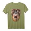 Lustiges Affen T-Shirt zum HapFrog - Klassisch geschnitten, doppelt genähter Saum, ideales Geschenk für Geburtstagsparty