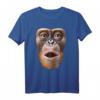Lustiges Affen T-Shirt zum HapFrog - Klassisch geschnitten, doppelt genähter Saum, ideales Geschenk für Geburtstagsparty