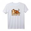 Lustiges 'Nope' Affen T-Shirt – Süßes Geschenk für Faulpelze, Tierliebhaber & Schwarzer Humor für Mann, Frau, Kind