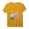 Kinder 4. Geburtstag T-Shirt mit Tieren - Niedliches Zoo Outfit für Mädchen & Jungen zum Geburtstag & Zoo Besuch