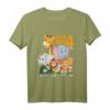 Kinder 4. Geburtstag T-Shirt mit Tieren - Niedliches Zoo Outfit für Mädchen & Jungen zum Geburtstag & Zoo Besuch