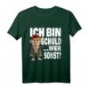 Witziges Affe Ich bin Schuld Spruch T-Shirt – Humorvolles Büro- und Arbeitsshirt für Kollegen und Affenfans