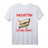 80er & 90er Jahre Outfit Herren & Damen - Lustiges Kassetten Design T-Shirt für Partys & Retro-Looks