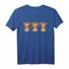 3 Affen nichts sehen hören sagen Äffchen T-Shirt – Lustiges Geschenk für Affenliebhaber, Freunde & Familie zu Geburtstag & Weihnachten