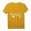 Zoo Tierpfleger Geschenkidee - EKG Herzschlag Affe T-Shirt für Tierliebhaber, Geburtstags- & Weihnachtsgeschenk
