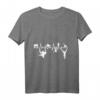 Zoo Tierpfleger Geschenkidee - EKG Herzschlag Affe T-Shirt für Tierliebhaber, Geburtstags- & Weihnachtsgeschenk