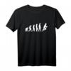 Rugby Evolution - vom Affen zum Rugbyspieler T-Shirt für Fans, Trainer & Rugbyclub-Mitglieder