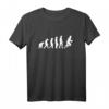 Rugby Evolution - vom Affen zum Rugbyspieler T-Shirt für Fans, Trainer & Rugbyclub-Mitglieder