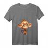 Damen Timon der Affe T-Shirt mit V-Ausschnitt - Lustiges Disney Fanartikel für Kinder, Junggesellenabend & Partygänger