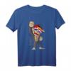 Kroatien Flagge - Jubelnder Affe Fan T-Shirt - Stolzes Kroatien Supporter-Shirt & Souvenir für Kroatien-Liebhaber
