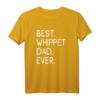 Best Whippet Dad Ever Hundepapa T-Shirt – Humorvolles Geschenk für Hundeliebhaber, Hundebesitzer & Windhundfans zum Geburtstag, Vatertag & Weihnachten