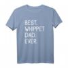 Best Whippet Dad Ever Hundepapa T-Shirt – Humorvolles Geschenk für Hundeliebhaber, Hundebesitzer & Windhundfans zum Geburtstag, Vatertag & Weihnachten