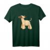 Happy Afghanischer Windhund T-Shirt - Lustiges Comic Hundemotiv für Hundehalter, Hunde-Fans & Windhundliebhaber, ideal für Gassi, Events & Geschenke